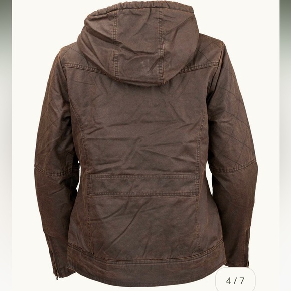 OUTBACK TRADING CO WOMEN’S HEIDI CANYONLAND JACKET SIZE LARGE IN BROWN - Picture 4 of 14